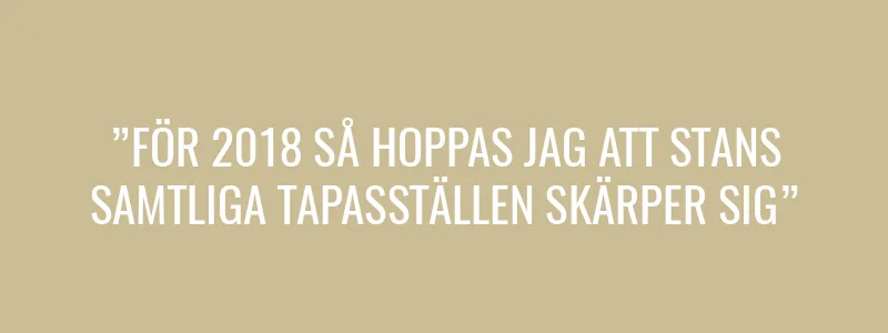 Stans krögare borde åka på en studieresa till Serbien