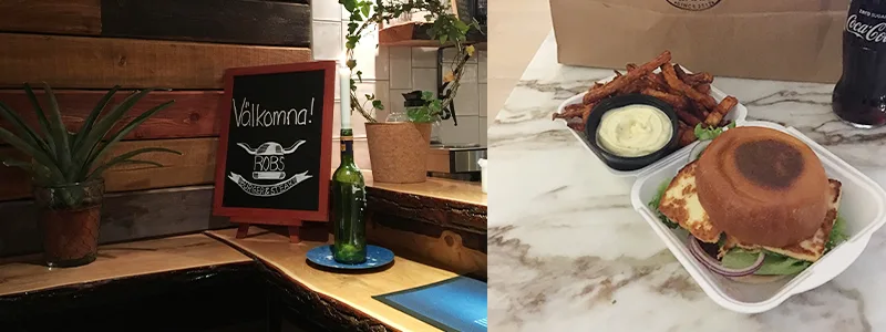 Rob’s imponerar med burgare – utan kött