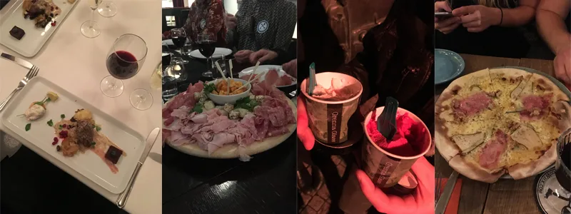 En guidad matvandring utan mat