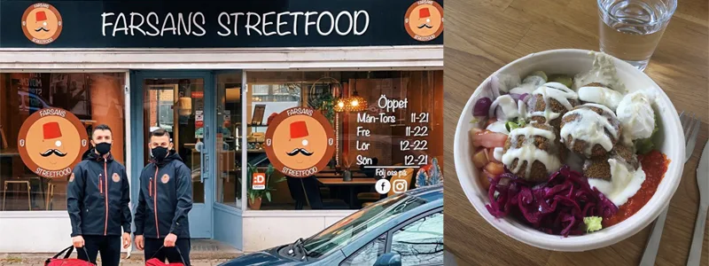 En skål med smaker från Farsans Streetfood