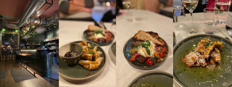 En kväll på Duderino: Smakbred meny, Canvas och Cava